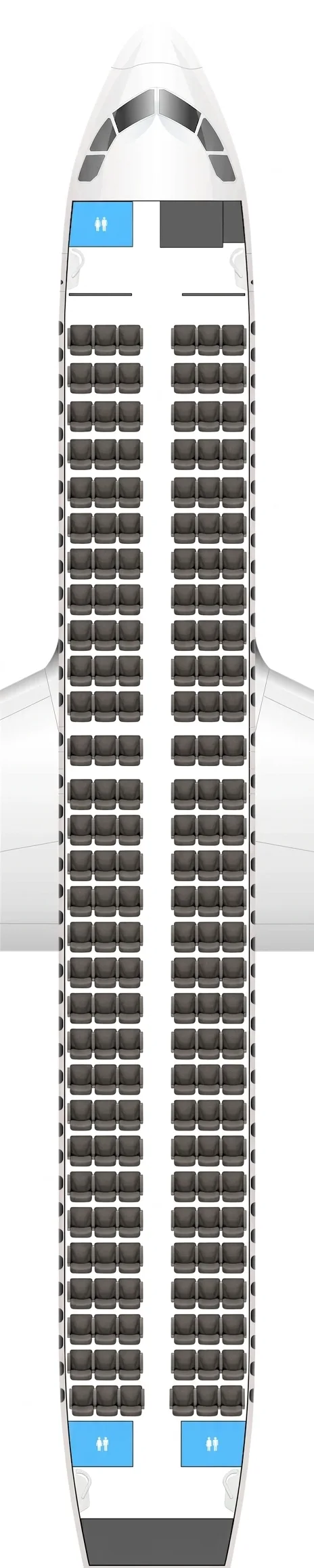 Citilink Airbus A320neo seat map