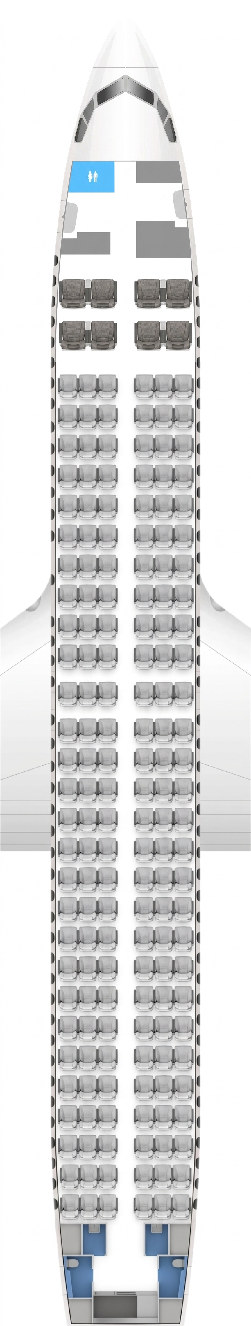 Smartwings Boeing 737-Max 8 seat map
