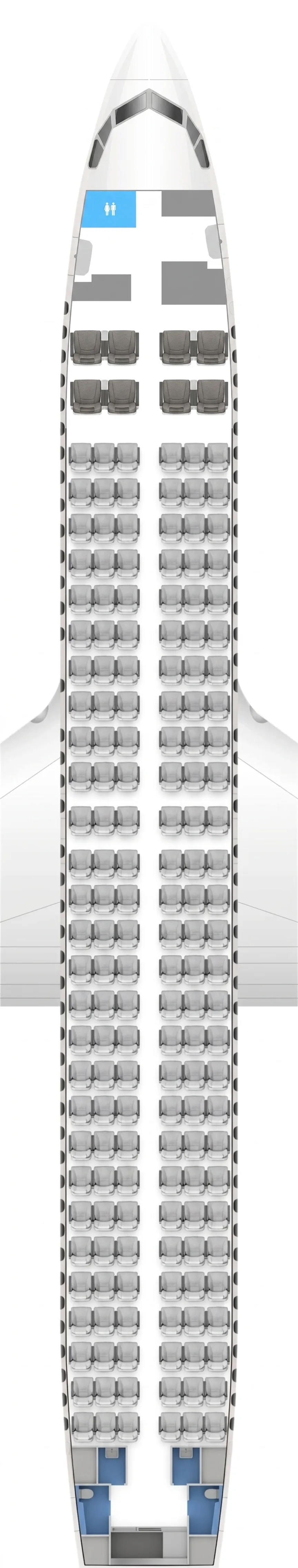 Smartwings Boeing 737 MAX 8 seat map