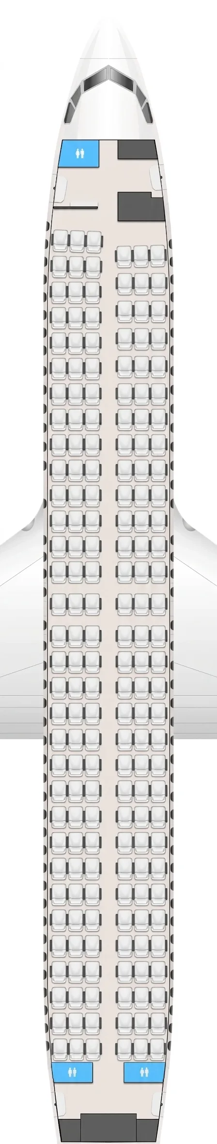 Smartwings Boeing 737 MAX 8 seat map