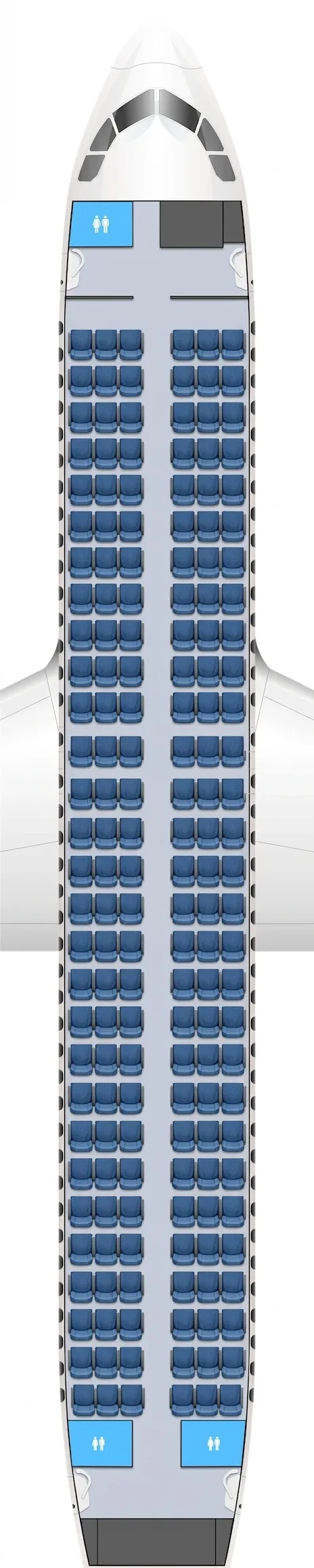 Atlantic Airways Airbus A320 seat map