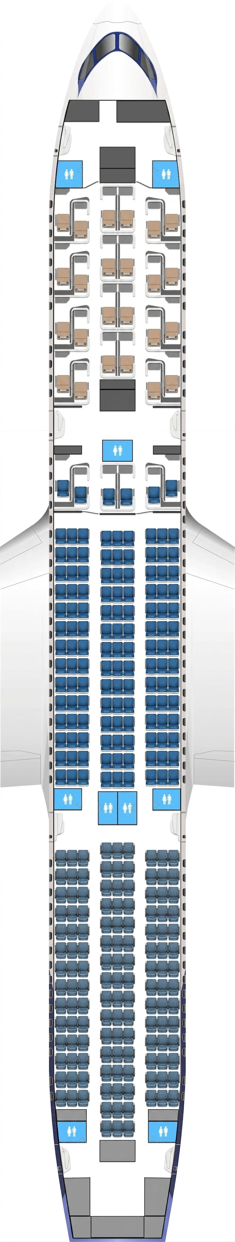Riyadh Air Boeing 787-9 seat map