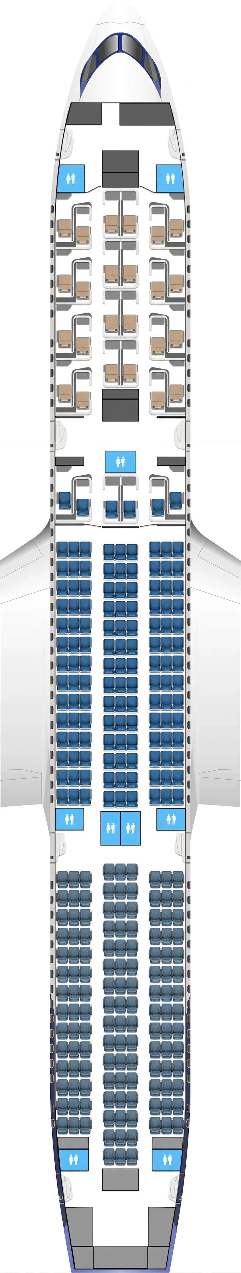 Riyadh Air Boeing 787-9 seat map