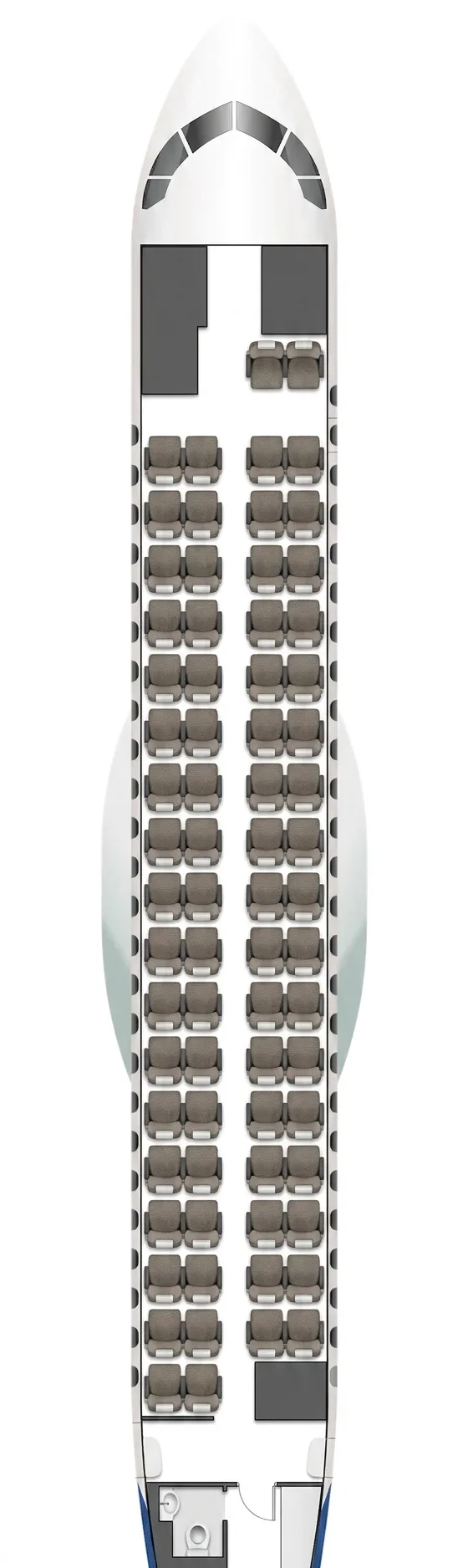 SAS ATR 72-600 seat map