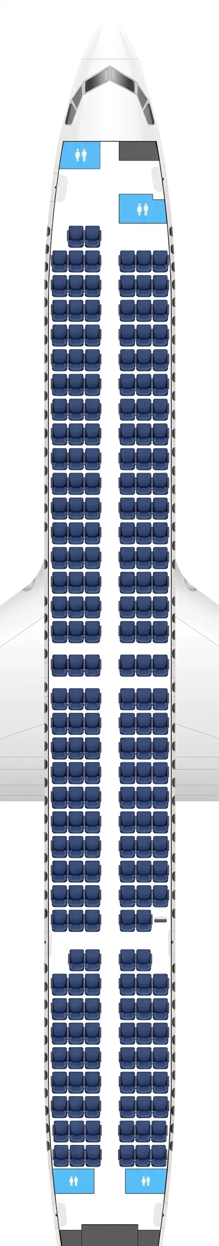 Thai Lion Air Boeing 737-900ER seat map