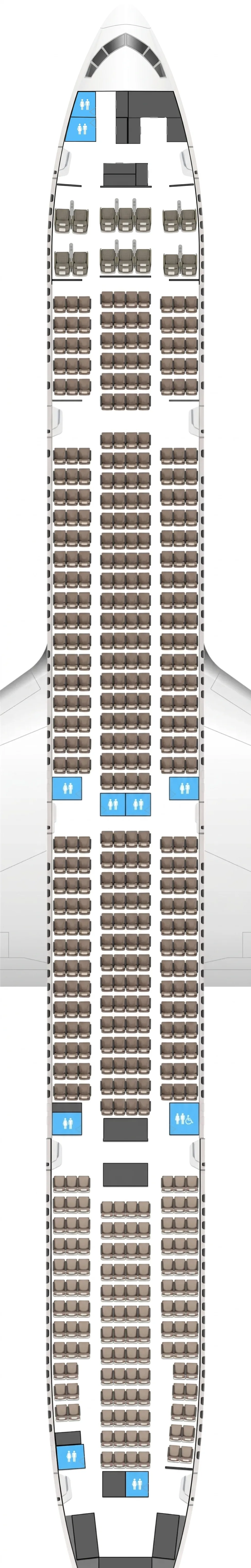 Saudia Boeing 777-300ER seat map