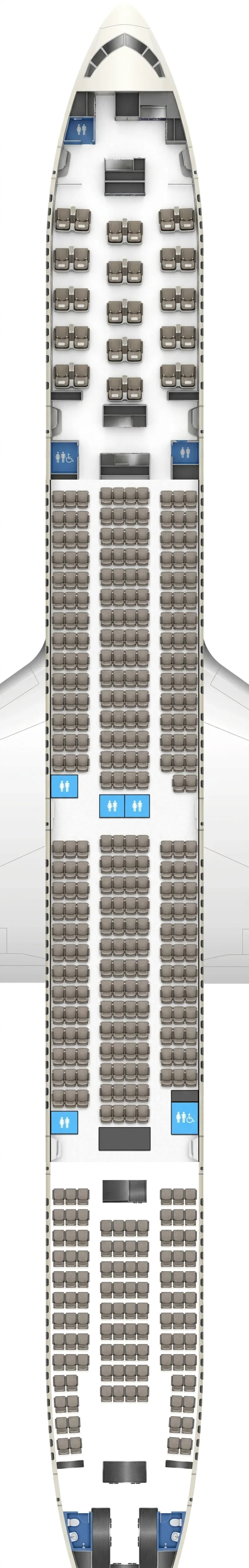 Saudia Boeing 777-300ER seat map