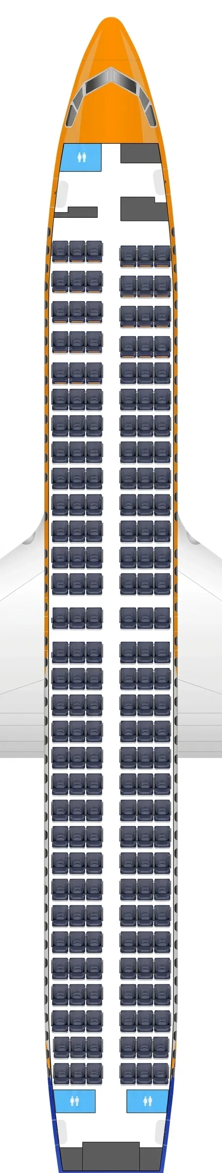Sun Country Airlines Boeing 737-800 seat map