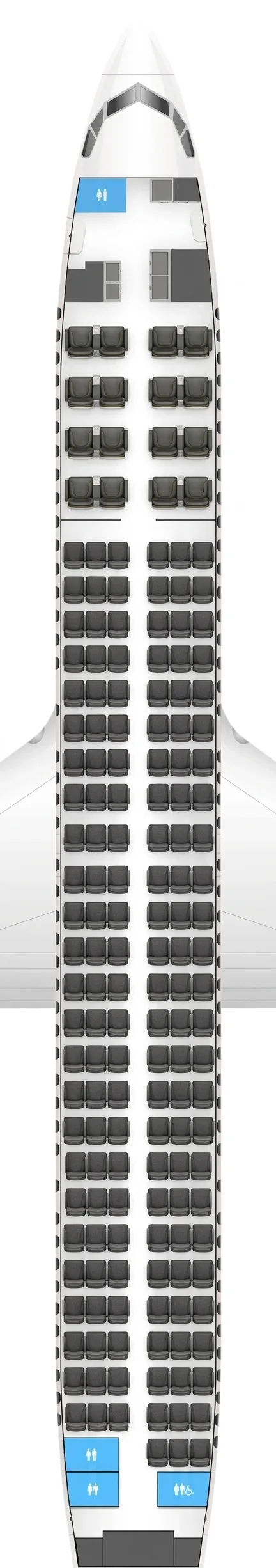 Turkish Airlines Boeing 737 MAX 9 seat map