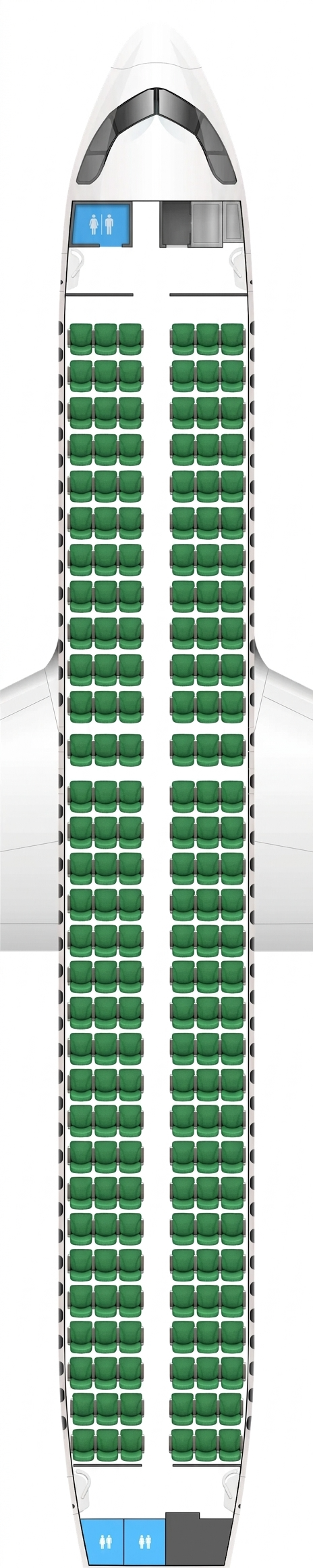 Transavia Airbus A320neo seat map