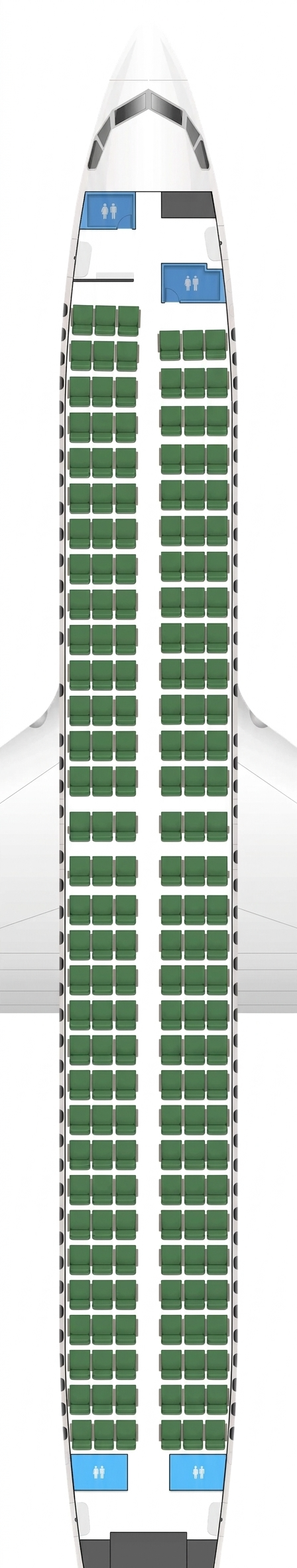 Transavia Boeing 737-800 seat map