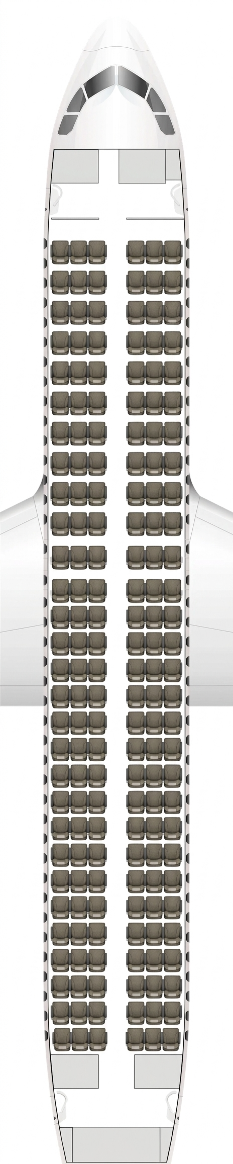 TAP Air Portugal Airbus A320 seat map