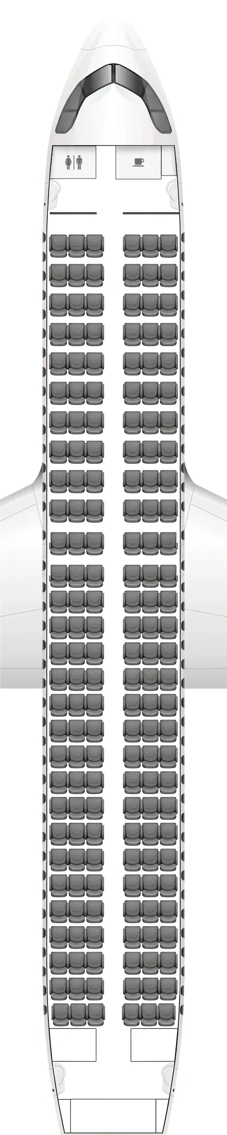 TAP Air Portugal Airbus A320neo seat map