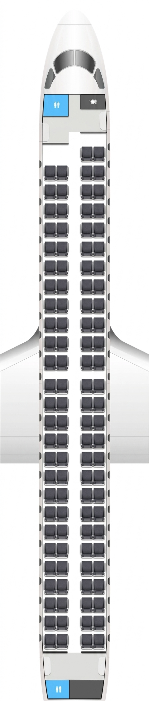 TAP Air Portugal Embraer 190 seat map