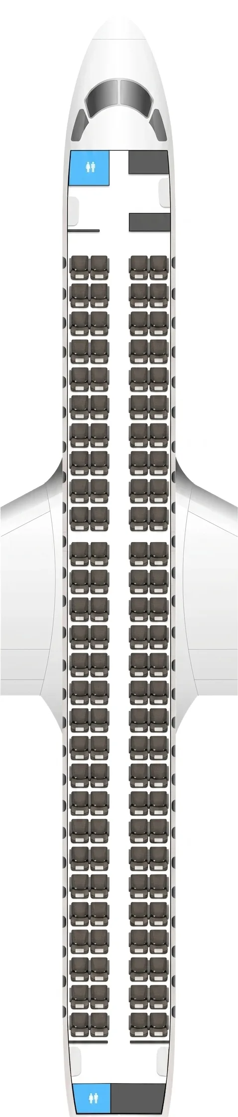 Scoot Embraer 190-E2 seat map