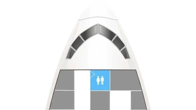 United Airlines Boeing 777-200ER seat map preview