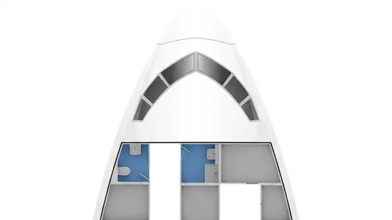 United Airlines Boeing 777-200ER seat map preview