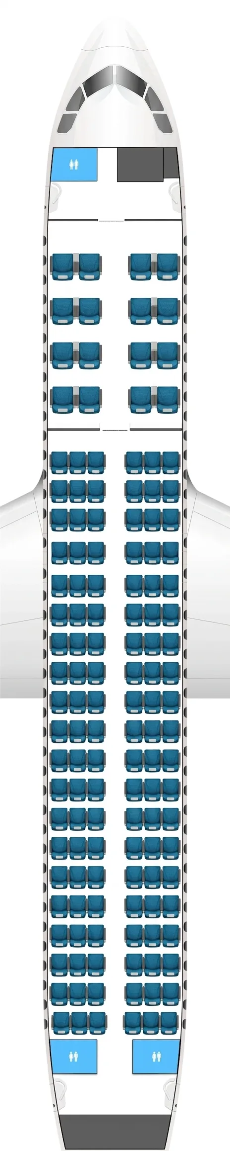 SriLankan Airlines Airbus A320 seat map