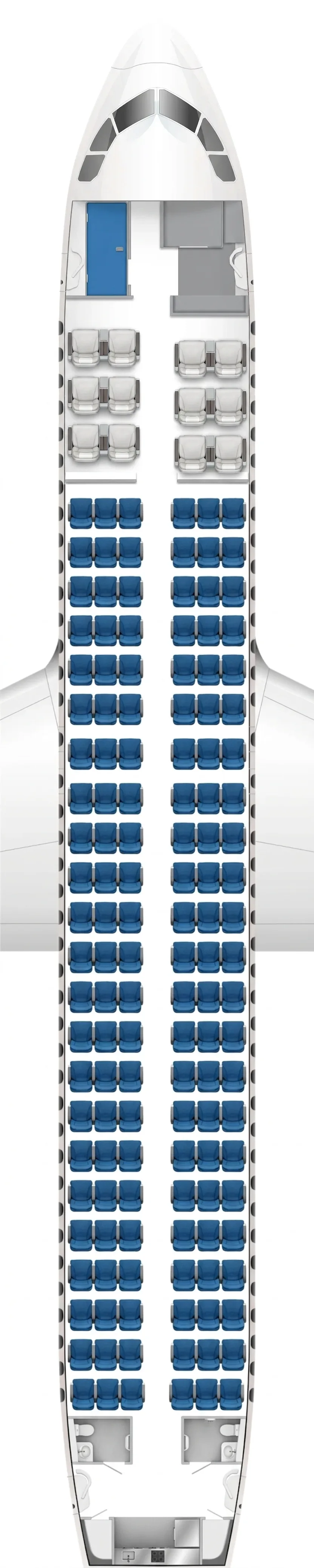 SriLankan Airlines Airbus A320neo seat map