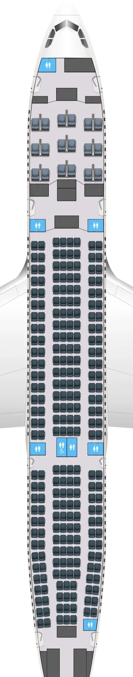 SriLankan Airlines Airbus A330-200 seat map