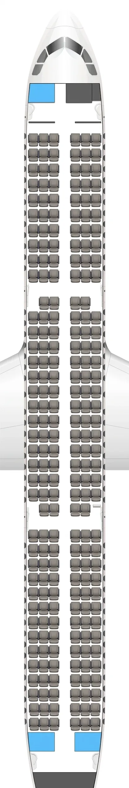 HK Express Airbus A321 seat map