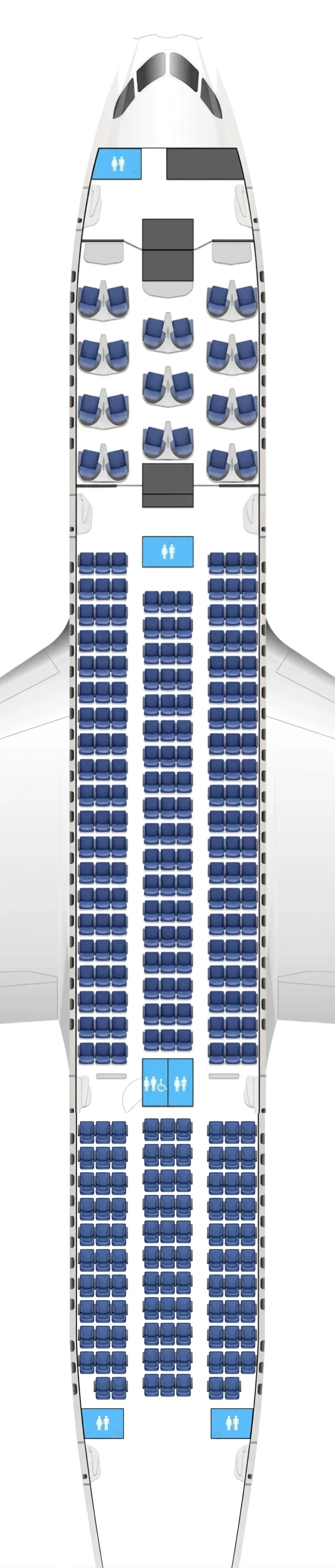 Air Europa Boeing 787-8 seat map