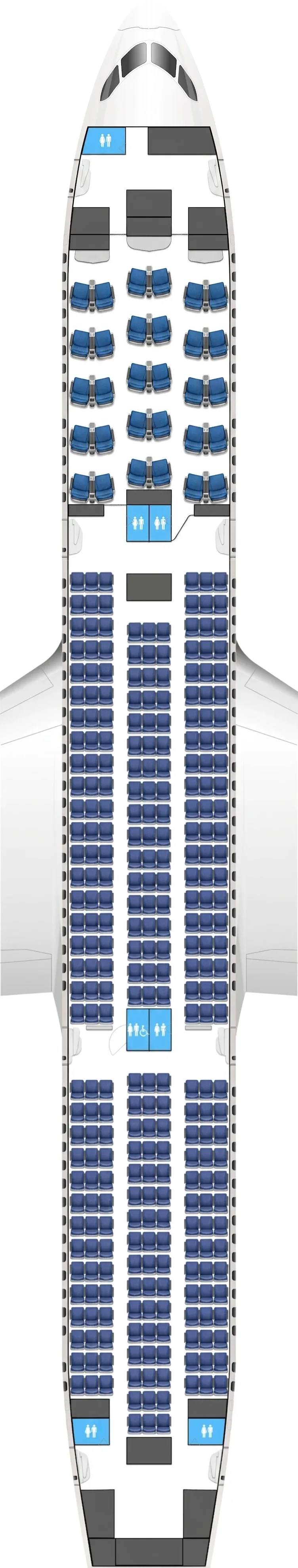 Air Europa Boeing 787-9 seat map