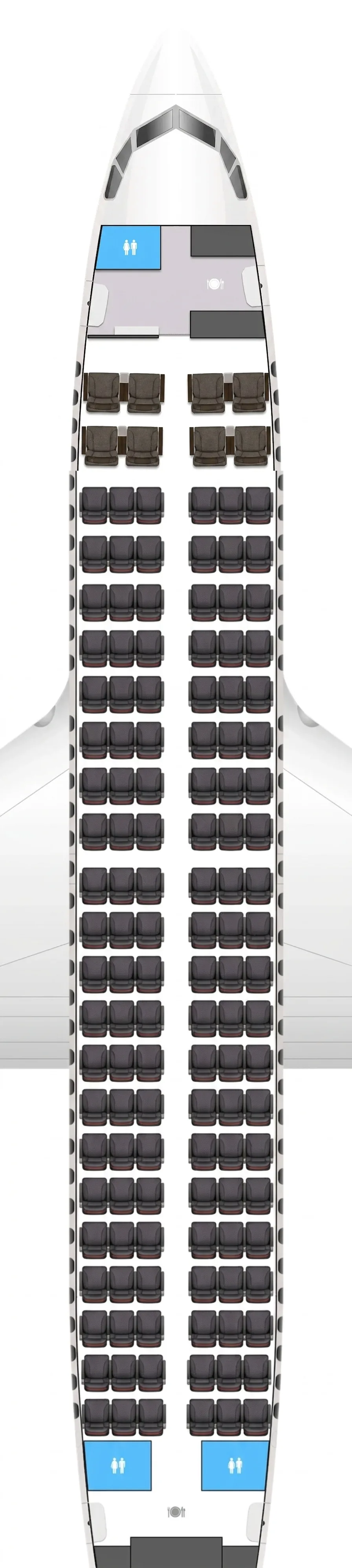 Virgin Australia Boeing 737-700 seat map