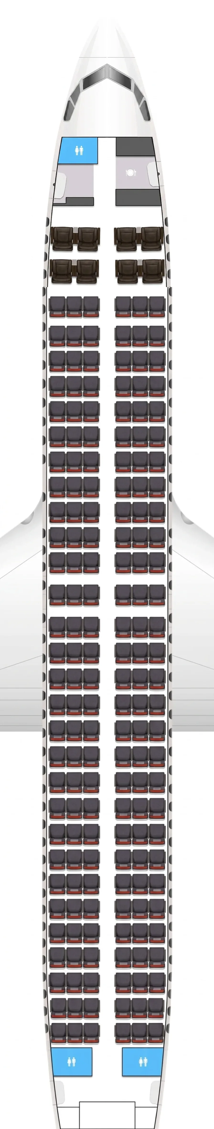 Virgin Australia Boeing 737 MAX 8 seat map