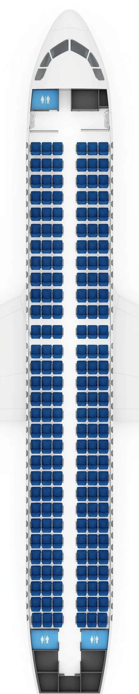 Viva Airbus A320 seat map