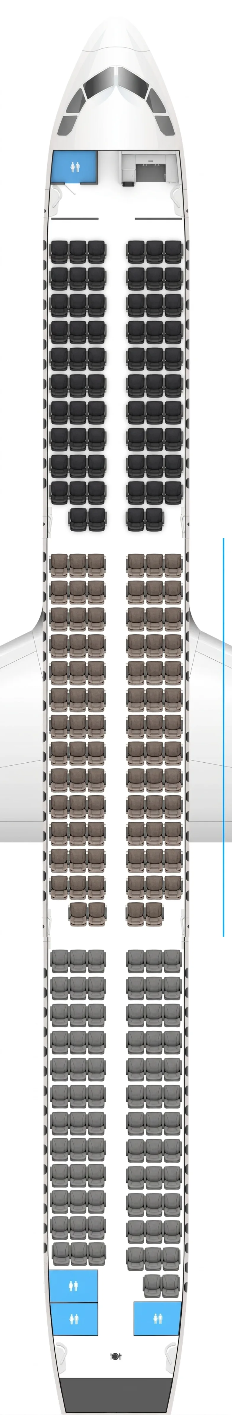 Viva Airbus A321 seat map