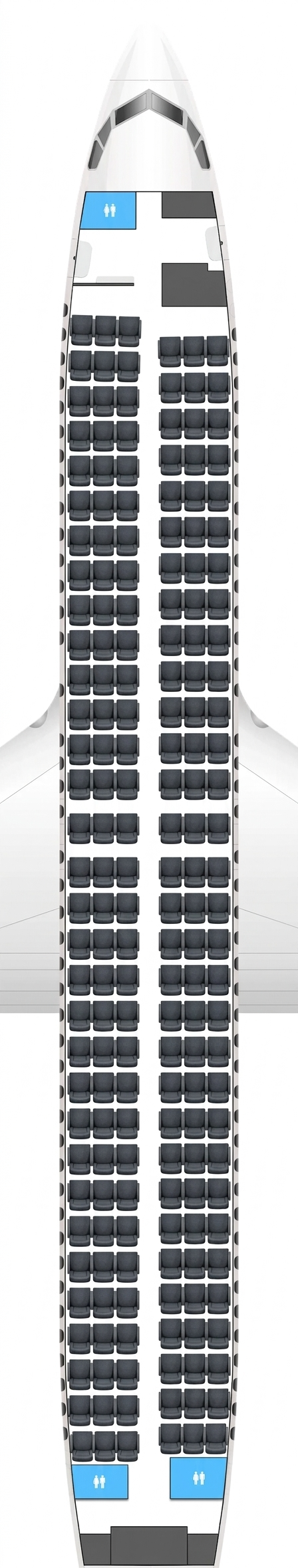 AJet Boeing 737-Max 8 seat map