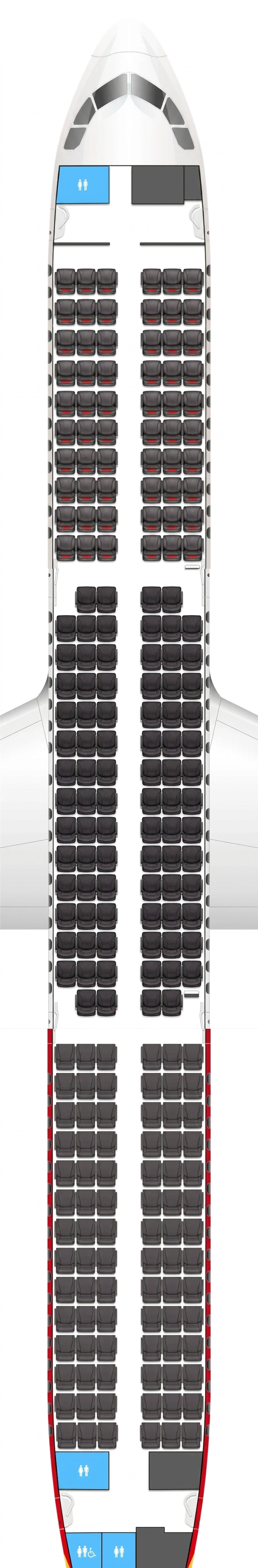 VietJet Air Airbus A321 seat map