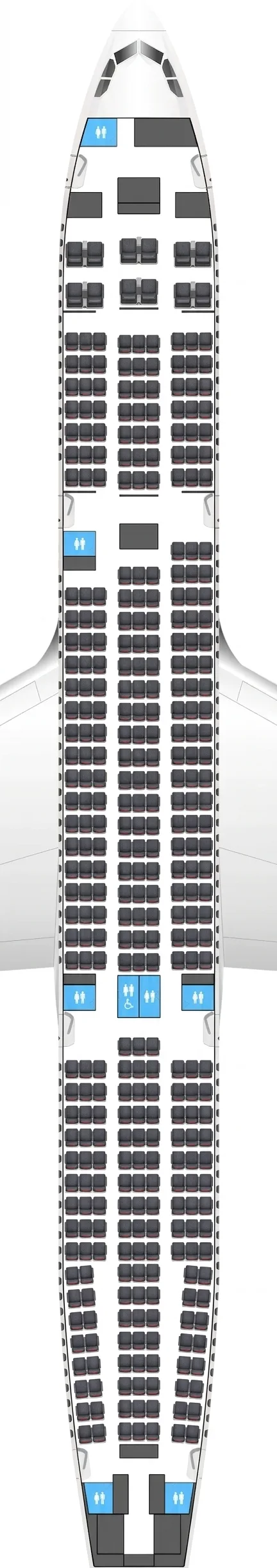 VietJet Air Airbus A330-300 seat map