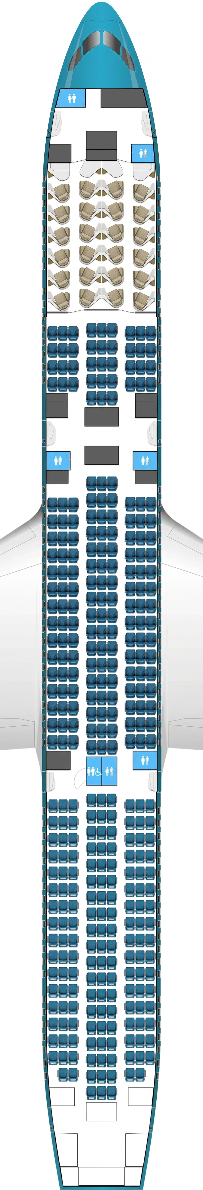 Vietnam Airlines Boeing 787-10 seat map