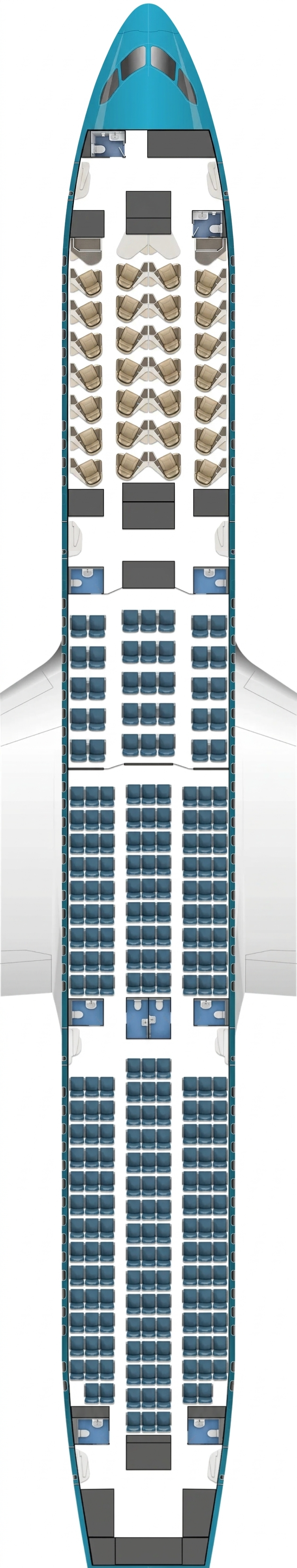 Vietnam Airlines Boeing 787-9 seat map