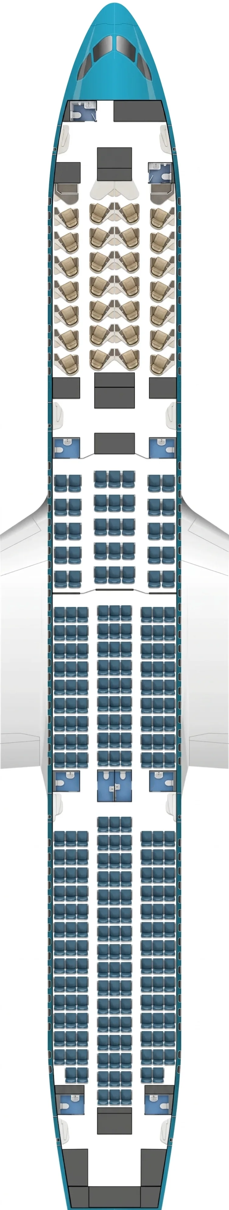 Vietnam Airlines Boeing 787-9 seat map