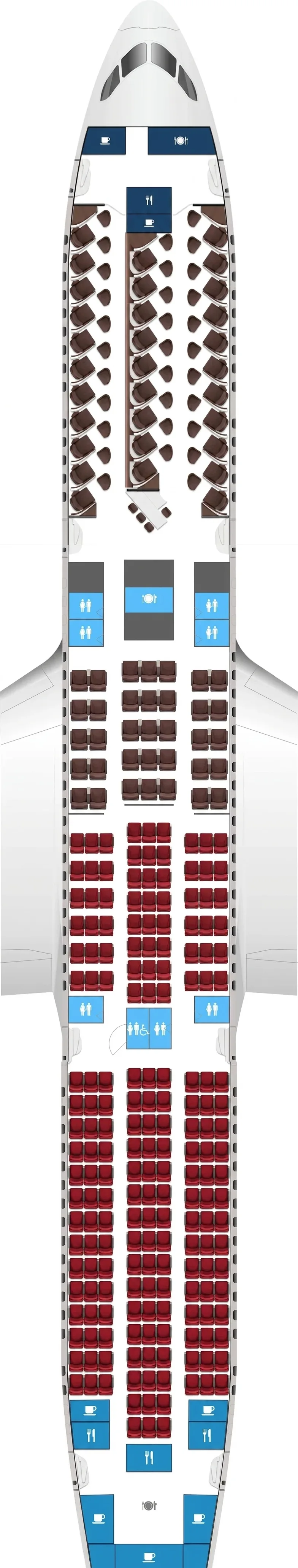 Virgin Atlantic Boeing 787-9 seat map