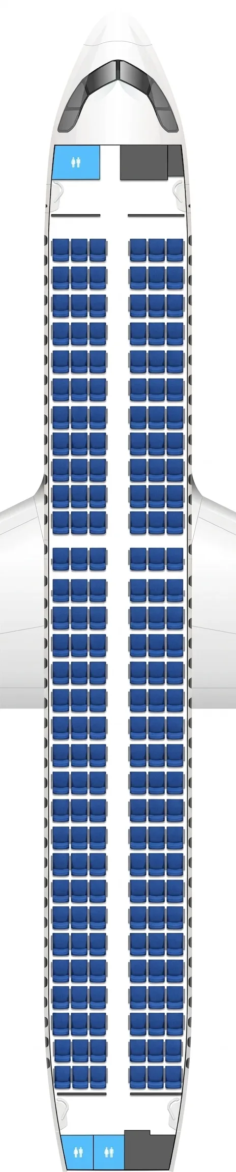 Wizz Air Airbus A320neo seat map