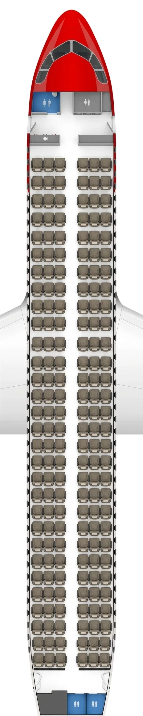 Edelweiss Airbus A320neo seat map