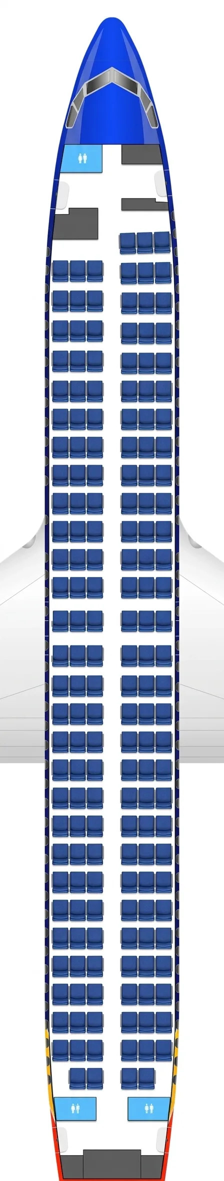 Southwest Boeing 737 MAX 8 seat map