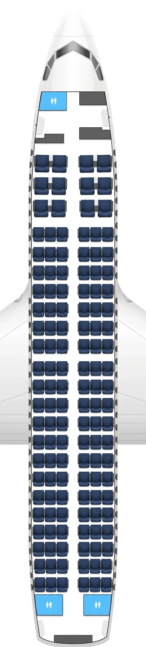 WestJet Boeing 737-700 seat map