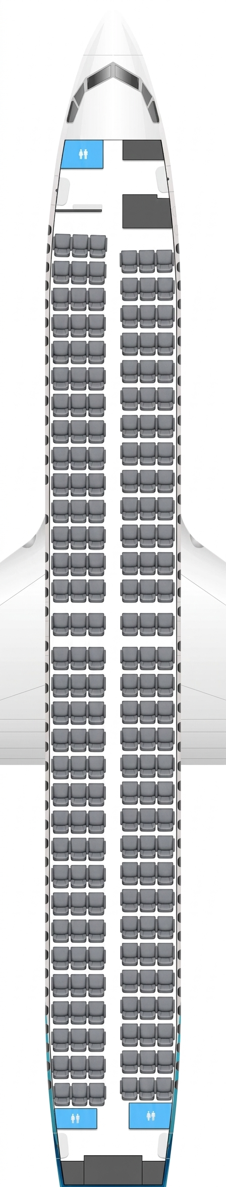 WestJet Boeing 737-Max 8 seat map