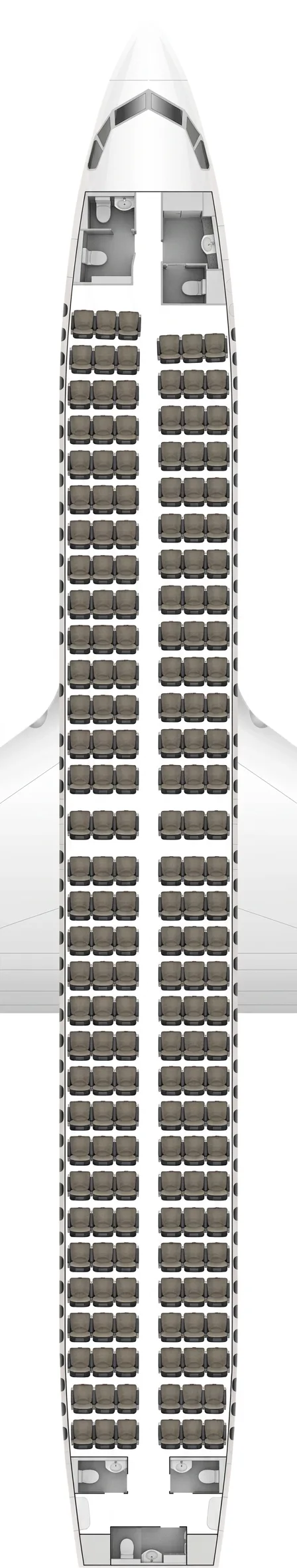 Aeroitalia Boeing 737-800 seat map