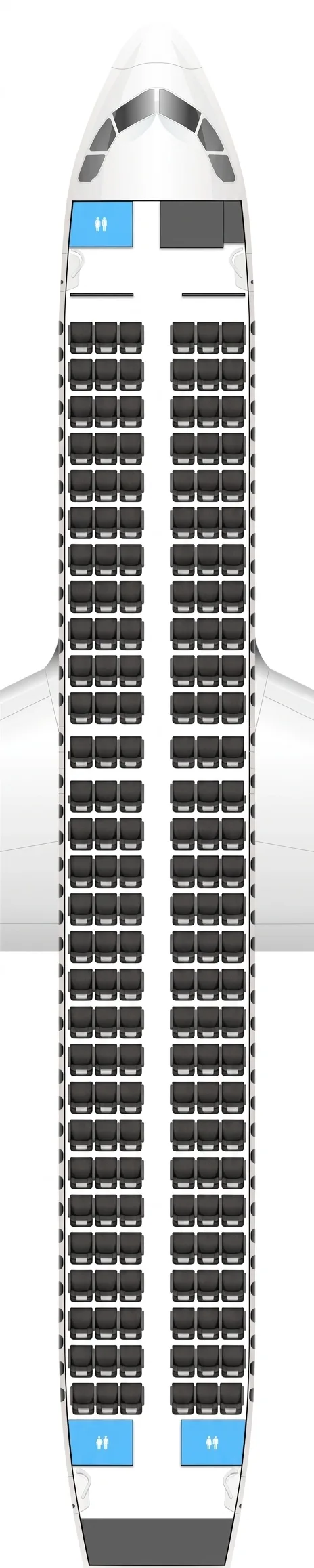 Volaris Airbus A320 seat map