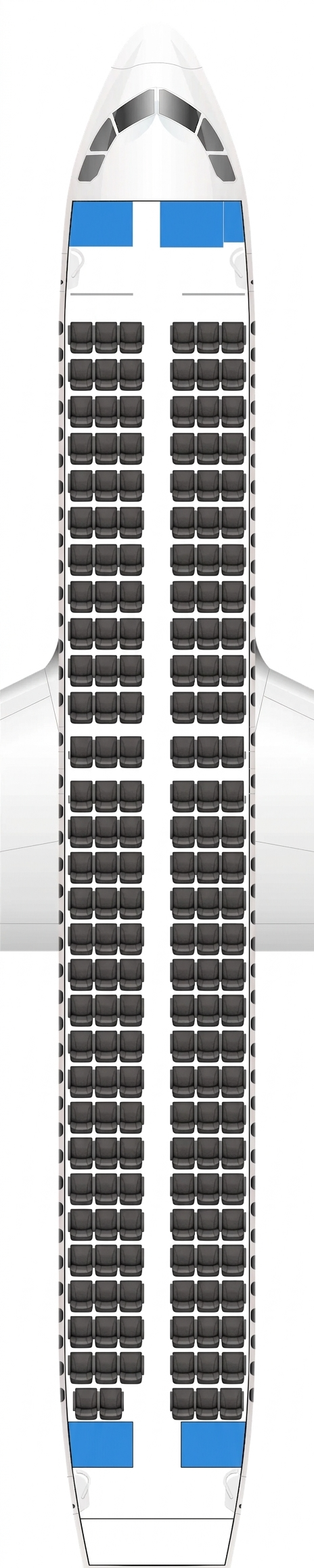 Volaris Airbus A320 seat map