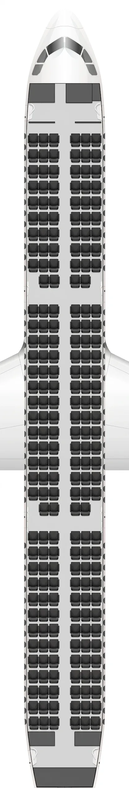 Volaris Airbus A321 seat map